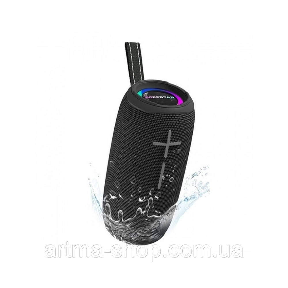 Портативна Bluetooth колонка Hopestar P20 Pro, RGB-підсвічування, Потужність 20Вт, чорна