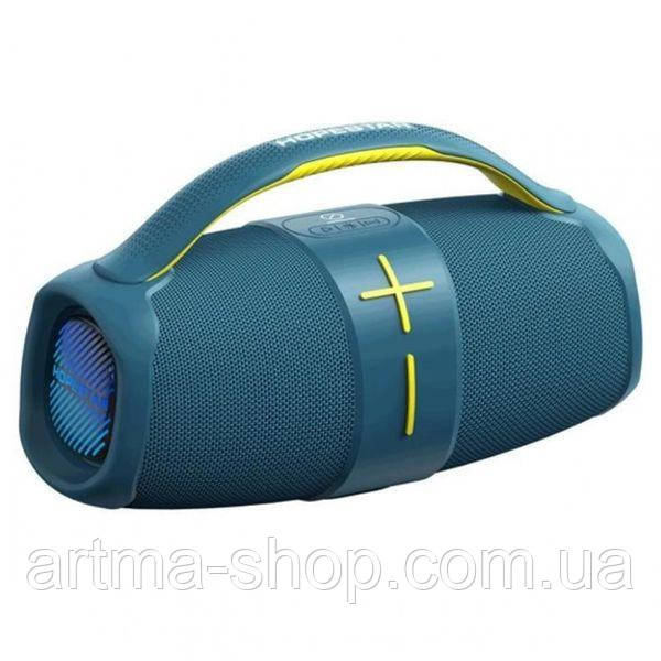Портативна Bluetooth колонка Hopestar H60, Потужність 20Вт, RGB+підсвічування, синя