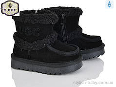 Дитяче зимове взуття гуртом. Дитячі уги 2025 бренда Paliament для дівчаток (рр. с 22 по 27)