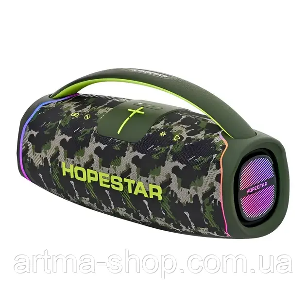 Портативна колонка Bluetooth HOPESTAR A65 Потужність 300Вт, IPX6, Army Green