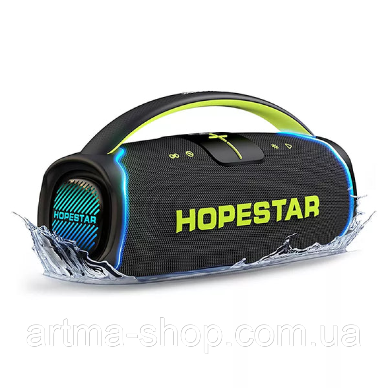 Портативна колонка Bluetooth HOPESTAR A65 Потужність 300Вт, IPX6, чорна