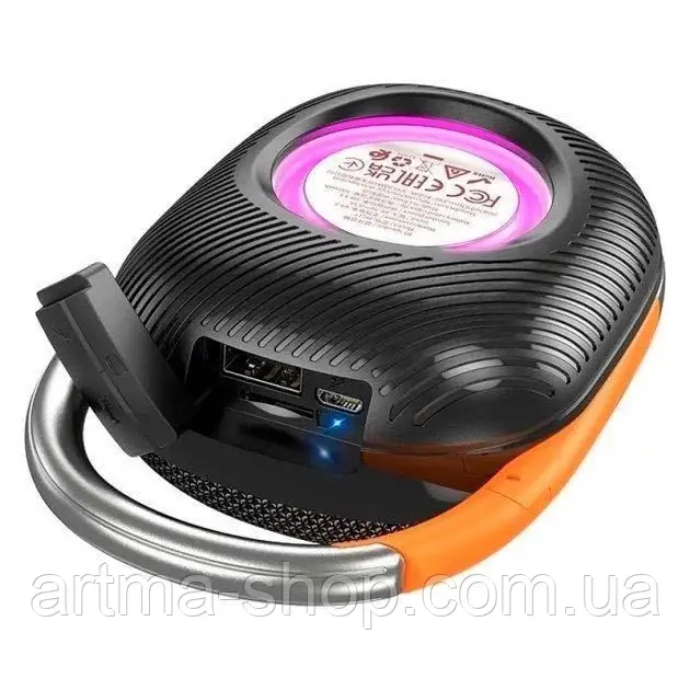 Портативна Bluetooth колонка Hoco HC17 Easy joy sports, Потужність 5Вт, з медіаплеєром, чорна