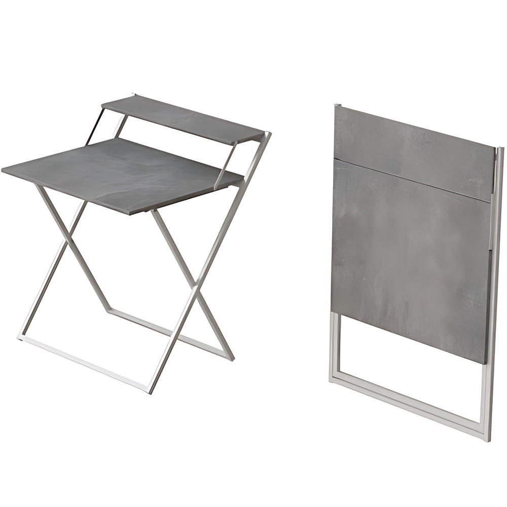 Стіл трансформер Компакт 4 750x790x720 Білий метал ДСП Бетон 16 мм FRD-104703