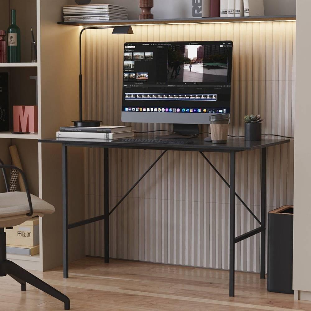 Стіл письмовий Line Тайм Ferrum-decor 750x1000x500 Чорний метал ДСП Сосна Кембра 16 мм (FRD-104866)