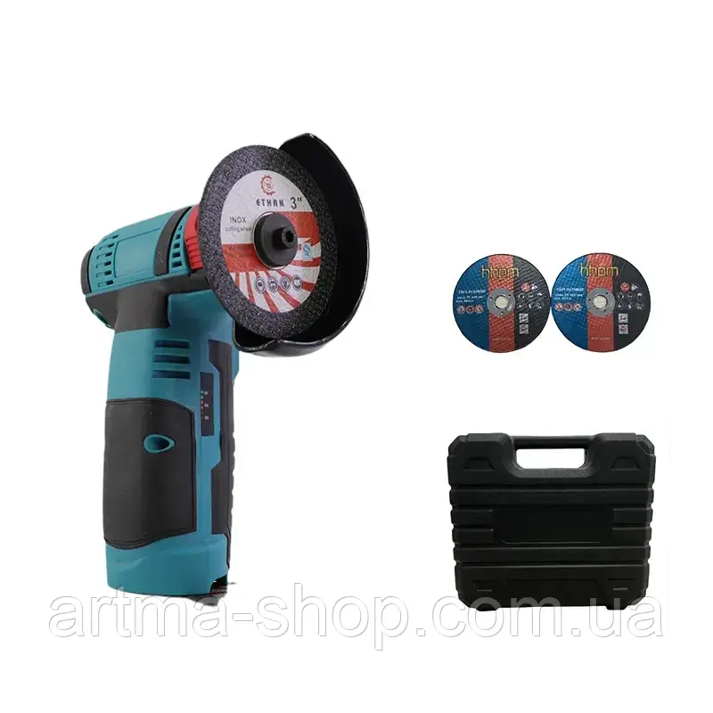 Турбінка акумуляторна МКС з 2 батареями, Потужність 750 Вт, антиковзна рукоятка