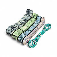 Набір еспандерів-петель 3–56 кг MuvNext Marble Band  для підтягувань і фітнесу (5 шт, різнокольорові)