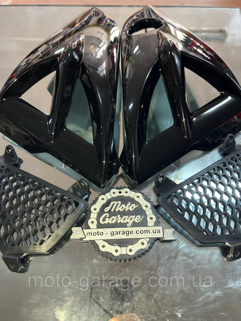 Пластик бака Region 150, Region 200,Viper V150A, Spark, Forte, Чорний, фото 1