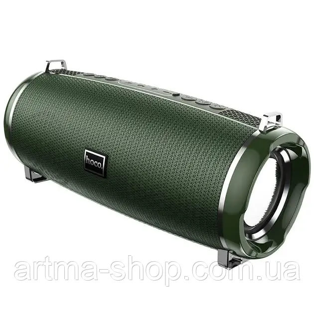 Портативна колонка з підсвічуванням HOCO HC2 Xpress sports, Wireless, Потужність 10Вт, Dark green