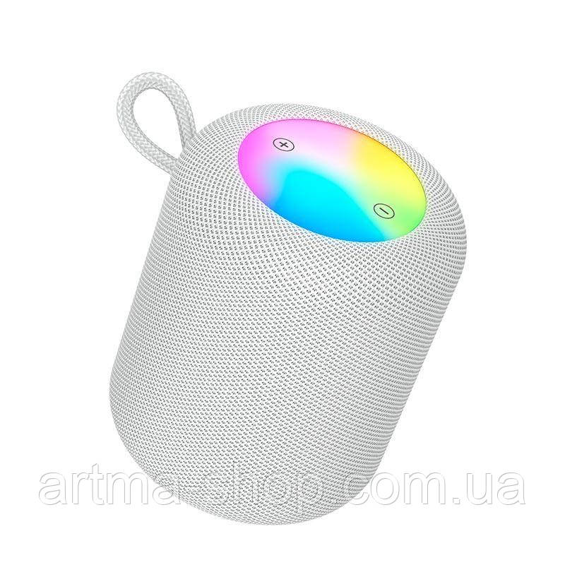 Портативна Bluetooth колонка HOCO HC30 Oceano, LED-підсвічування, Потужність 5Вт, сіра, фото 1