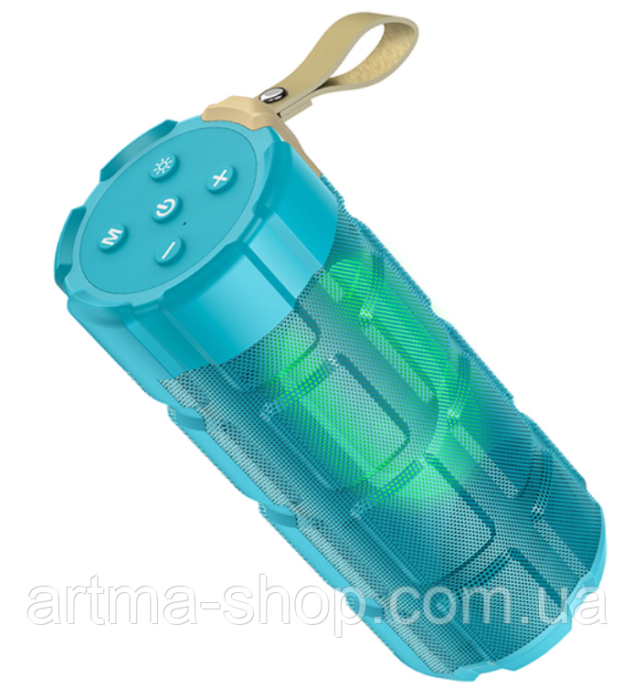 Портативна Bluetooth-колонка Hoco HC7 Pleasant sports, Потужність 10Вт, IPX5, Peacock blue, фото 1