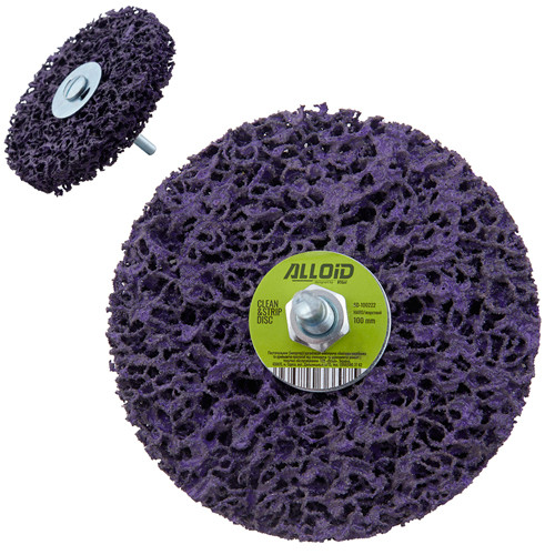 Круг зачисний "корал"з тримачем для дриля Alloid SD-100222 100мм