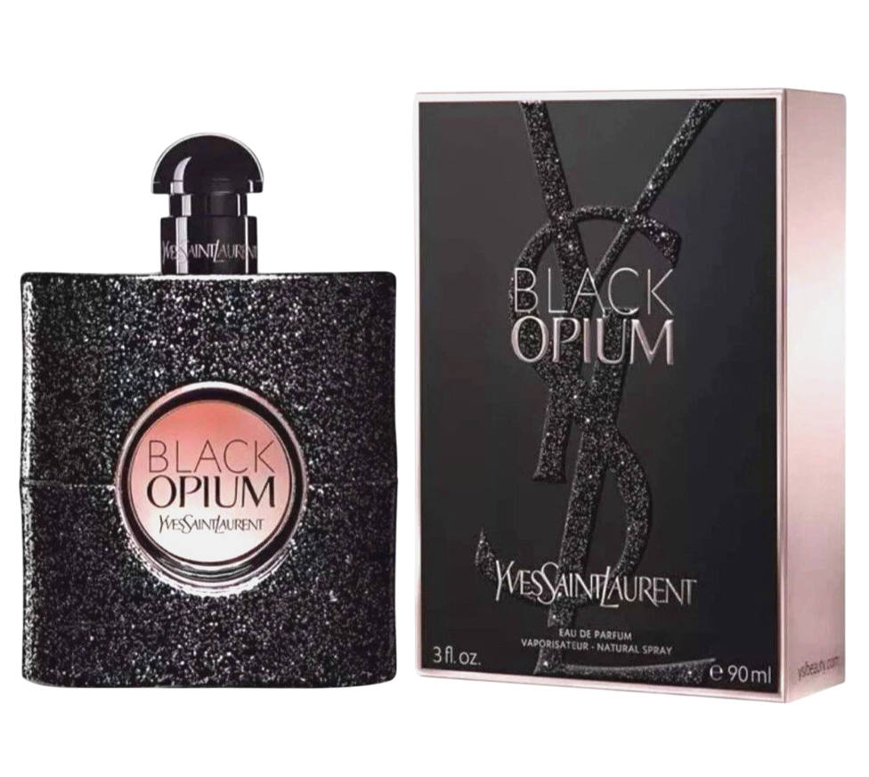 Французькі жіночі парфуми Yves Saint Laurent Black Opium 90ml, шлейфовий аромат кави з нотою ванілі, фото 1