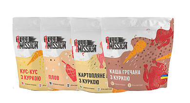 Набір других страв Food Mission  (4 шт.) - сублімована їжа