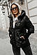 Жіноча осіння куртка демісезонна 42-44, 46-48, 50-52 Мокко, Чорний - фото 8 - id-p2757939803