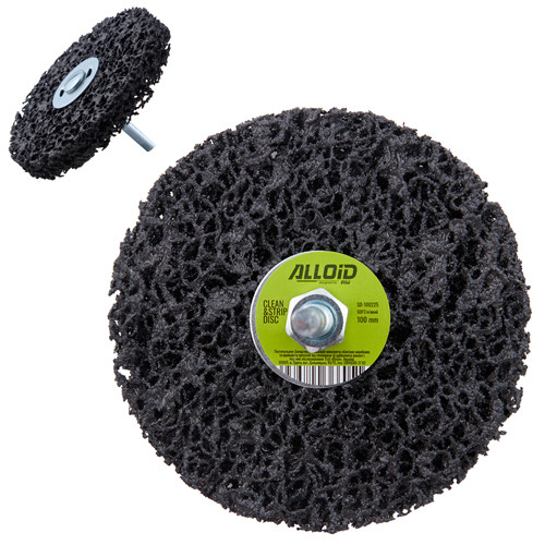 Круг зачисний "корал"з тримачем для дриля Alloid SD-100225 100мм