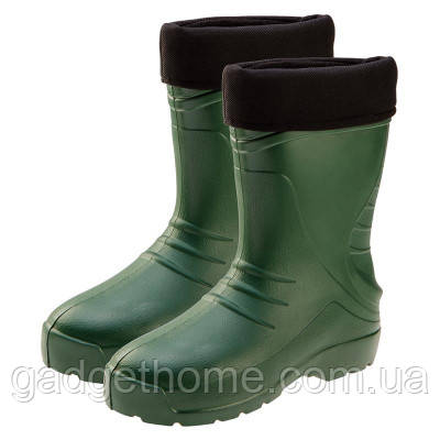 ТОП! Чоботи робочі Verto гумові, 42р, утеплені, зелені (15G932) - (gHome), фото 1