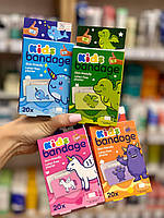 Дитячі пластирі з різним дизайном  20 шт