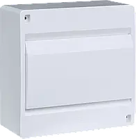 Щит на 6 модулів накладний білі двері - Hager Cosmos VD106PD