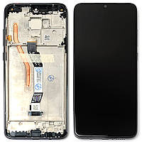 Дисплей Xiaomi Redmi Note 8 Pro M1906G7I + тачскрин (оригінал OEM з рамкою 1 тримач Sim)