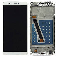 Дисплей Huawei P Smart FIG-LX1 Enjoy 7S + тачскрин (білий AAAA з рамкою)
