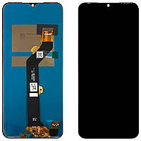 Дисплей Tecno Spark 8 KG6, Infinix Hot 10i + тачскрин (чорний)