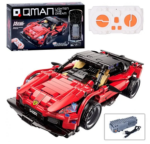 Дитячий конструктор Qman 54001, машинка на пульті керування, фото 1
