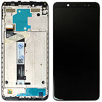 Дисплей Xiaomi Redmi Note 5, Redmi Note 5 Pro m1803e7sg + тачскрин (чорний оригінал Китай із рамкою)