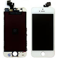 Дисплей Apple iPhone 5 + тачскрин (білий оригінал REF)