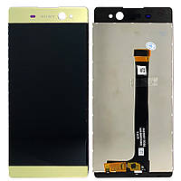 Дисплей Sony Xperia XA Ultra F3211 F3212 F3213 F3215 F3216 + тачскрин (золотистий)