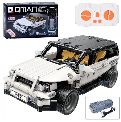 Дитячий конструктор Qman 54002, радіокерований джип (415 деталей)