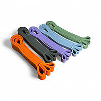 Набір еспандерів-петель для підтягувань і фітнесу MuvNext Power Mix 5 (5 шт, різнокольорові)