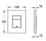 Grohe Панель змиву для унітаза GROHE Skate Cosmopolitan 38732EN0, фото 3