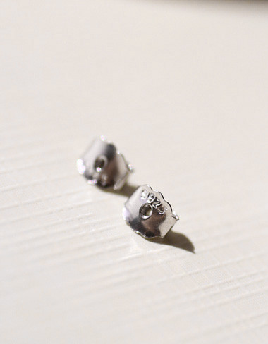 Серебрянные заглушки на сережки - фото 2 - id-p32344738