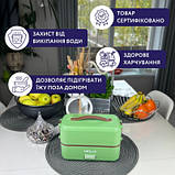 ТОП! Ланч-бокс Neor для підігріву та приготування їжі 1 л (1L3 GR) - (gHome), фото 3