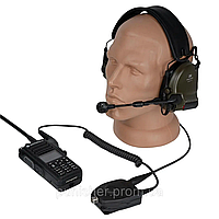 Кнопка PTT 3M Peltor для радіостанцій Motorola DP4400/4600/4800 до гарнітури Peltor