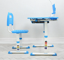 Парта зі стільцем Bambi M 4428-4 Синій, фото 3