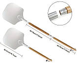 Лопата для піци 30х127(87) см ніж лопатка (набір), фото 2