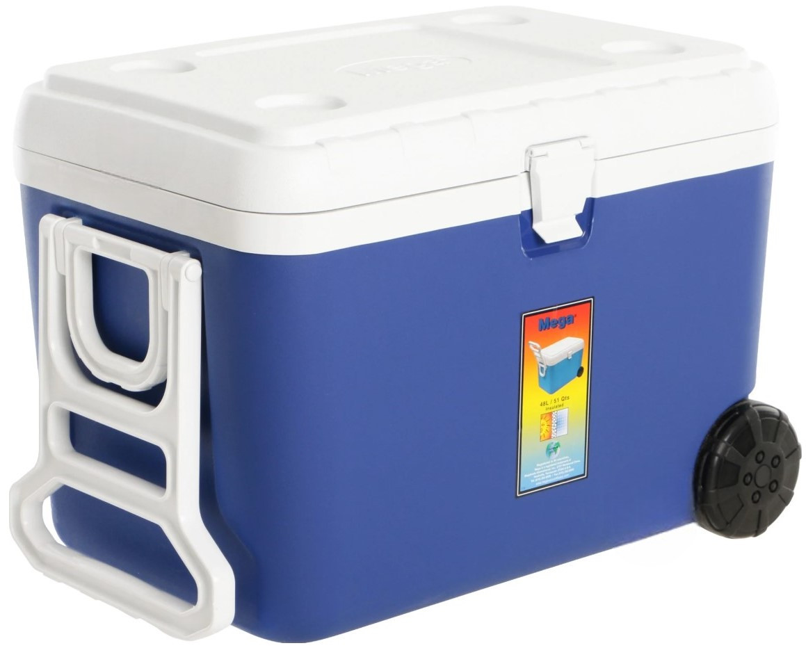 Термобокс Mega 48 л, синій