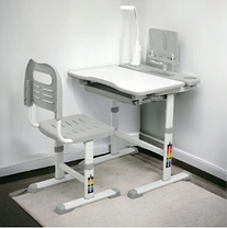 Парта зі стільцем Bambi M 4428-11 Сірий, фото 2