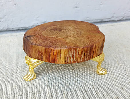 Костер-підставка під гаряче на декоративних ніжках, ручна робота., фото 1