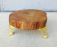 Костер-підставка під гаряче на декоративних ніжках, ручна робота., фото 3