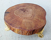 Костер-підставка під гаряче на декоративних ніжках, ручна робота., фото 5