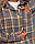 Сорочка жіноча фланелева в клітинку оверсайз на ґудзиках, фото 8