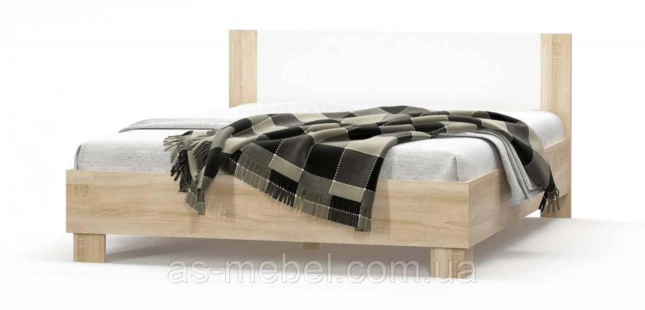 Ліжко Марко 160  сонома + білий, фото 1