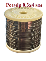 Нихромовая лента - 0,3х4 мм сменный нагреватель для запайщика Х20Н80