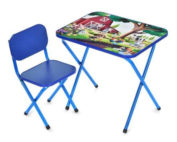 Складаний дитячий столик зі стільчиком M 5966-4