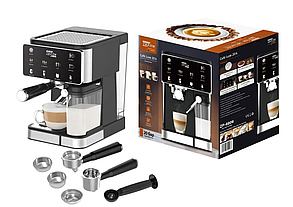 Кавомашина ріжкова Zepline ZP-6803, 3000 Вт, «Холодне та гаряче еспресо»/Кавоварка