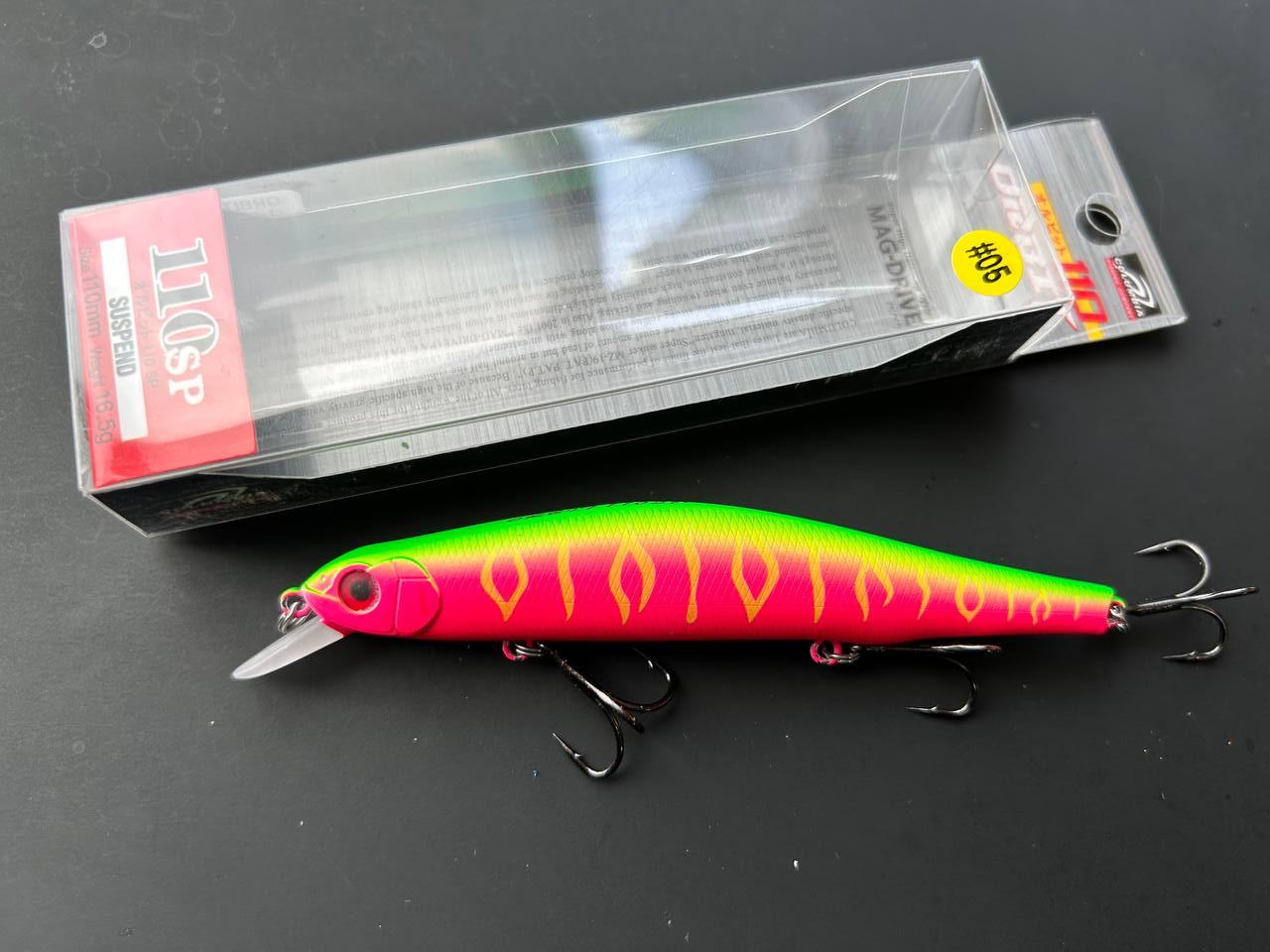 Воблер Columbia (zipbaits)  110SP 16.5г | Мінноу-суспендер для щуки та судака | Японська якість, фото 1