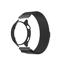 Комплект для годинника Xiaomi Watch S4 чорний (бампер + металевий ремінець 22 мм), фото 2