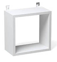 Полиця настінна 25*25 Бруклін колір білий